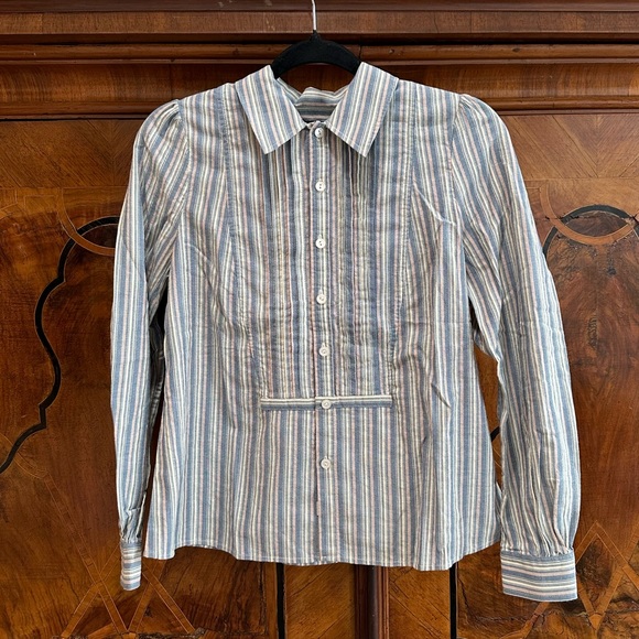 RRL Double RL by Ralph Lauren Women’s Striped Button Up - Picture 1 of 6